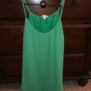 Charming Charlie green tank top